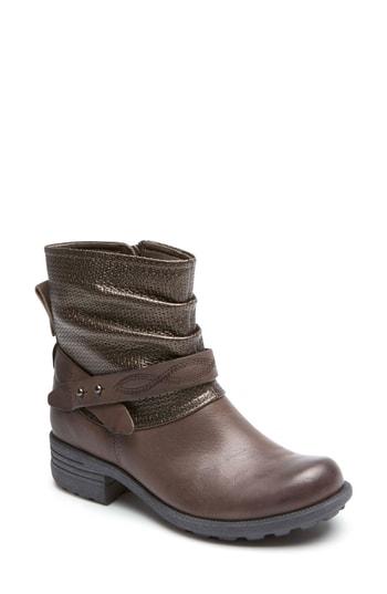 Women's Rockport Cobb Hill Brunswick Bootie M - Grey