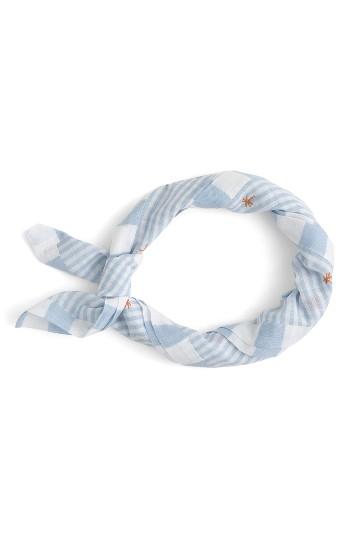 Women's J.crew Palm Tree Bandana, Size - Orange