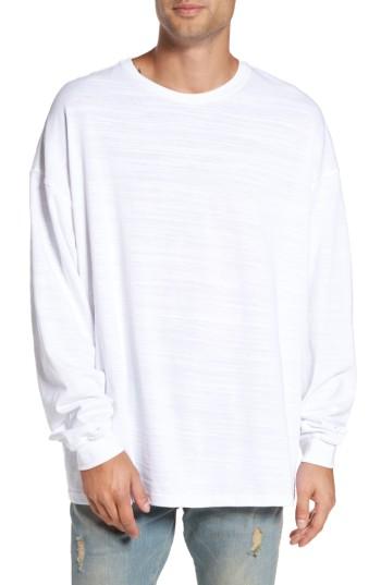 Men's Represent Relaxed Fit Long Sleeve T-shirt - White
