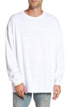 Men's Represent Relaxed Fit Long Sleeve T-shirt - White