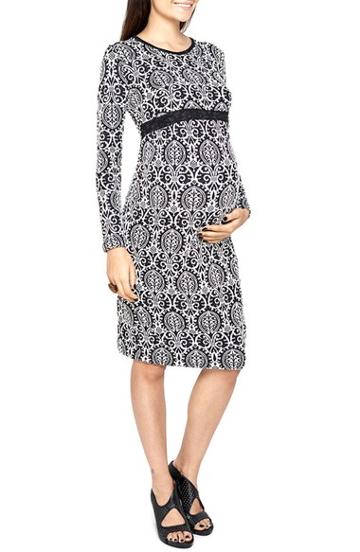 Women's Imanimo Jacquard Print Maternity Dress