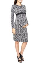 Women's Imanimo Jacquard Print Maternity Dress