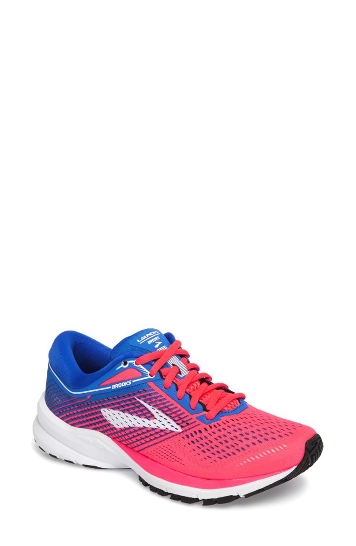 Women's Brooks Launch 5 Running Shoe .5 B - Pink