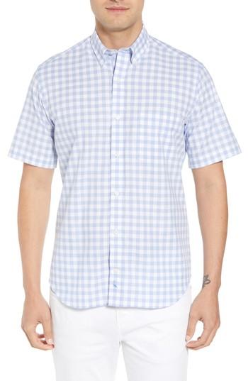Men's Tailorbyrd Hawes Regular Fit Check Sport Shirt - Blue