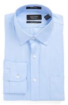 Men's Nordstrom Men's Shop Smartcare(tm) Traditional Fit Solid Dress Shirt .5 32/33 - Blue