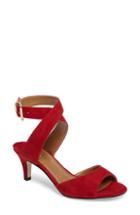 Women's J. Renee 'soncino' Ankle Strap Sandal .5 B - Red