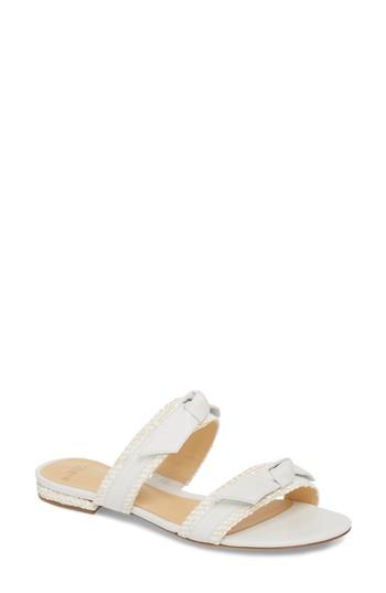 Women's Alexandre Birman Linda Slide Sandal M - White