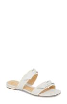 Women's Alexandre Birman Linda Slide Sandal M - White