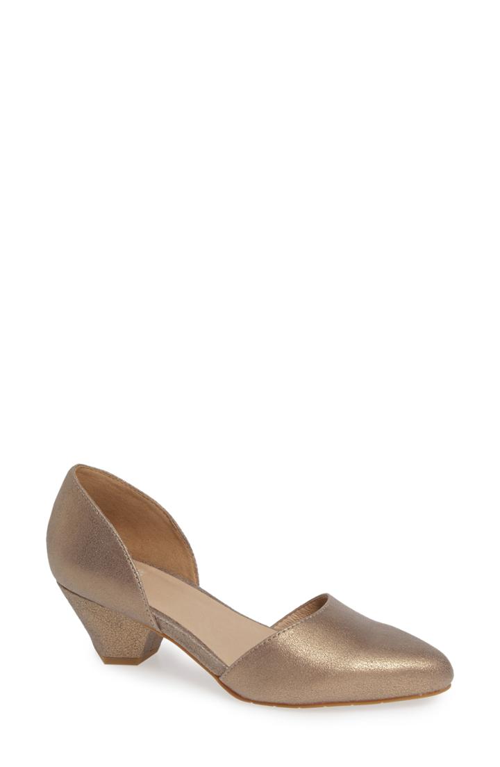 Women's Eileen Fisher Rumi D'orsay Pump M - Metallic