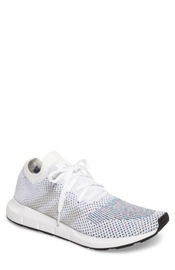 Men's Adidas Swift Run Primeknit Training Shoe .5 M - White