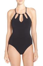 Women's Robin Piccone High Neck One-piece Swimsuit