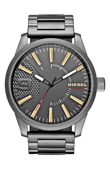 Men's Diesel Rasp Bracelet Watch, 46mm