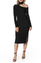 Women's Paige Faith Knit Cold Shoulder Dress - Black