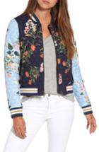 Women's Parker Combo Floral Print Jacket