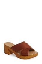 Women's Topshop Dixy Clog Sandal .5us / 35eu - Brown