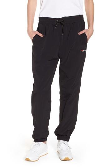 Women's Fila Diana Nylon Joggers - Black