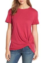 Women's Caslon Knotted Tee - Pink