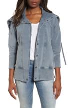 Women's Dear John Denim Oversize Hood Snap Jacket - Blue