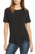 Women's Socialite Cinch Hem Tee - Black