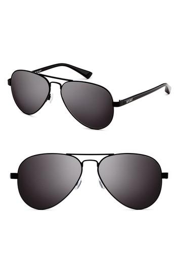 Men's Mvmt Runway 60mm Aviator Sunglasses - Matte Black