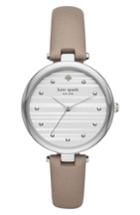Women's Kate Spade New York Varick Leather Strap Watch, 36mm