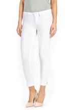 Women's Paige Transcend - Verdugo Crop Skinny Jeans - White