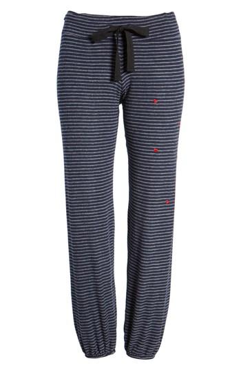 Women's Sundry Sweater Knit Sweatpants - Blue