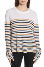Women's A.l.c. Meryl Stripe Sweater - White