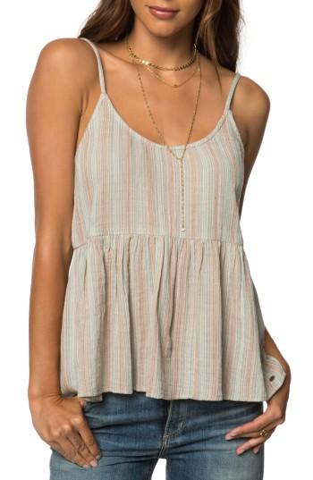 Women's O'neill Bolinas Stripe Tank - Grey