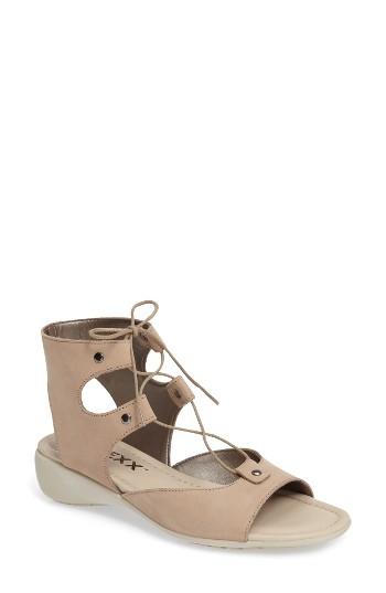 Women's The Flexx Lace-up Gladiator Sandal .5 M - Beige