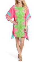 Women's Lilly Pulitzer Julie Silk Caftan Dress, Size /x-small - Pink