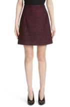 Women's Michael Kors Herringbone Wool Blend A-line Skirt