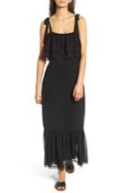 Women's Tularosa Christina Ruffle Slipdress - Black