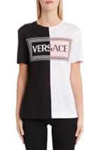 Women's Versace '90s Logo Colorblock Tee