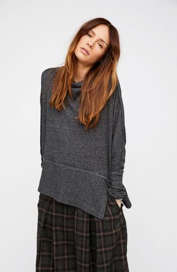 Women's Free People Londontown Thermal Sweater - Black