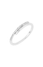 Women's Carriere Diamond Double Bar Stacking Ring (nordstrom Exclusive)