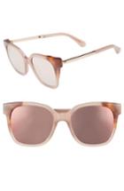 Women's Kate Spade New York Caelyns Basic 52mm Sunglasses - Nude/ Havana/ Honey