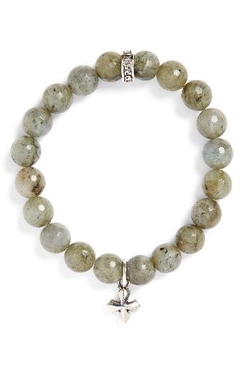 Men's King Baby Labradorite Cross Bracelet