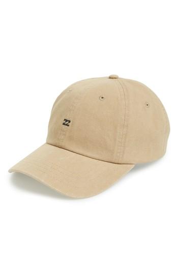 Men's Billabong All Day Baseball Cap - Beige