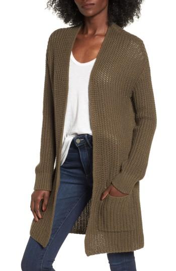 Women's Trouve Lace-up Back Cardigan