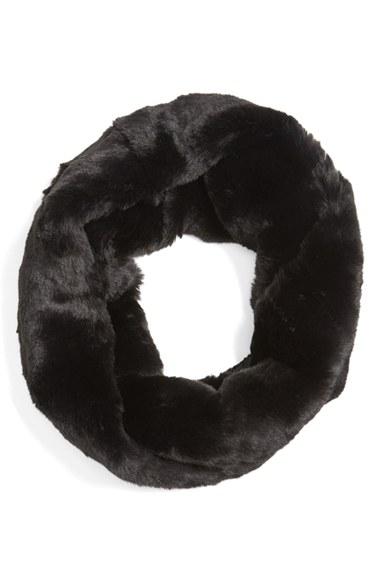 Women's Badgley Mischka Faux Chinchilla Neck Warmer