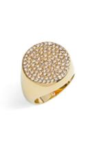 Women's Vince Camuto Pave Circle Signet Ring