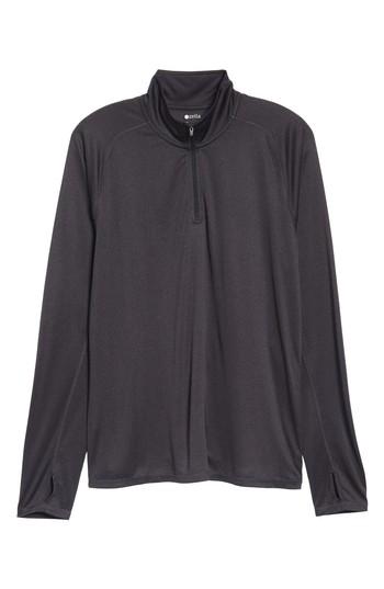 Men's Zella Jordanite Quarter Zip Pullover - Black