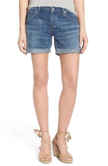 Women's Citizens Of Humanity 'skyler' Cutoff Denim Shorts - Blue