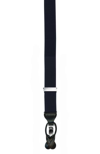 Men's Trafalgar Convertible Stretch Nylon Suspenders, Size - Navy