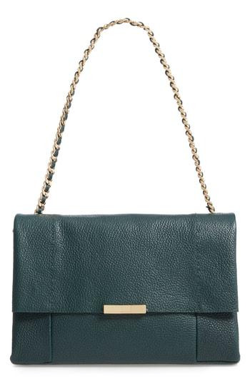 Ted Baker London Bar Leather Shoulder Bag - Green