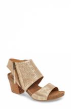 Women's Sofft Milan Block Heel Sandal M - Metallic