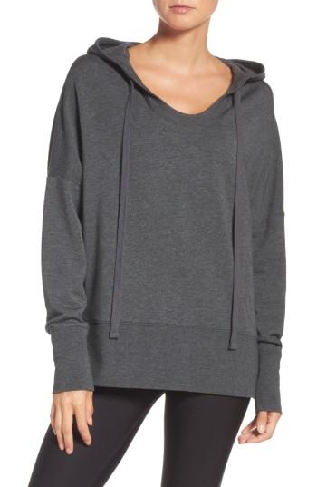 Women's Alo Fluid Tunic Hoodie - Grey