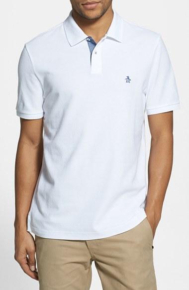 Men's Original Penguin 'daddy-o' Pique Polo - White
