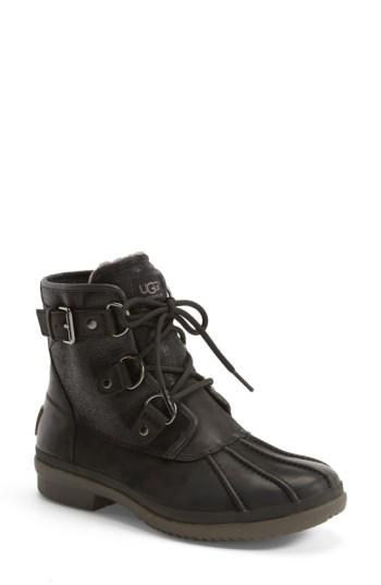 Women's Ugg Cecile Waterproof Boot .5 M - Black